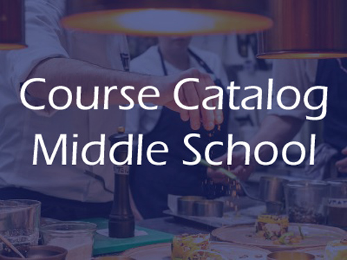 course catalog - middle school