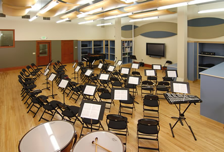Pride Middle School Band Room